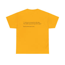 Load image into Gallery viewer, Ron Carter "I Bring My Sound" Tee Shirt Quote on Back