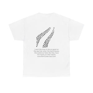 Tire Tracks Tee Quote on Back