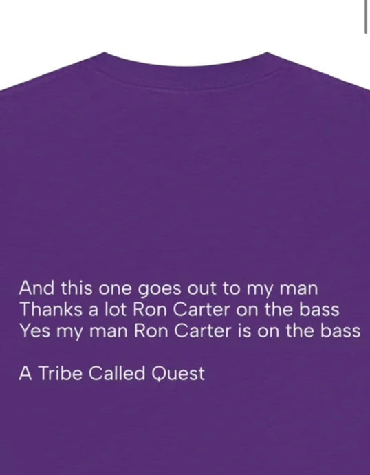 Hip-Hop Shout-Out Tee Quote on Back