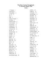 Load image into Gallery viewer, The Ron Carter Songbook - Bass Clef - C Version