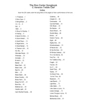 Load image into Gallery viewer, The Ron Carter Songbook - Treble Clef - C Version