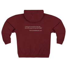 Load image into Gallery viewer, &quot;I bring my sound&quot; Ron Carter Zip Hoodie