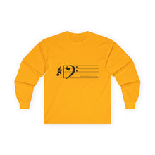 Load image into Gallery viewer, Ron Carter Bass Clef Long Sleeved Shirt