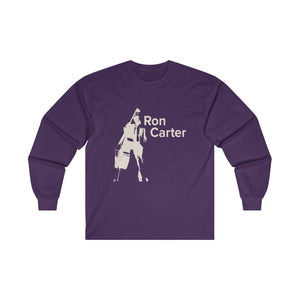 Ron Carter Jazz Hip Hop Shout-Out Long Sleeve Shirt Quote on Back