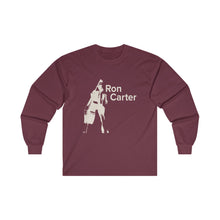 Load image into Gallery viewer, Ron Carter Jazz Hip Hop Shout-Out Long Sleeve Shirt Quote on Back