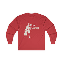 Load image into Gallery viewer, Ron Carter Jazz Hip Hop Shout-Out Long Sleeve Shirt Quote on Back