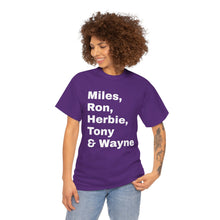 Load image into Gallery viewer, Miles, Ron, Herbie, Tony &amp; Wayne T shirt