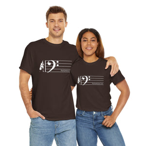 Bass Clef Planet Elegance Tee Shirt