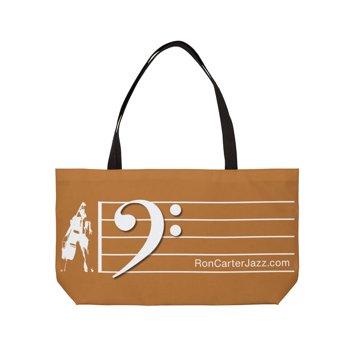 Bass Clef Weekend Bag - Terra/White