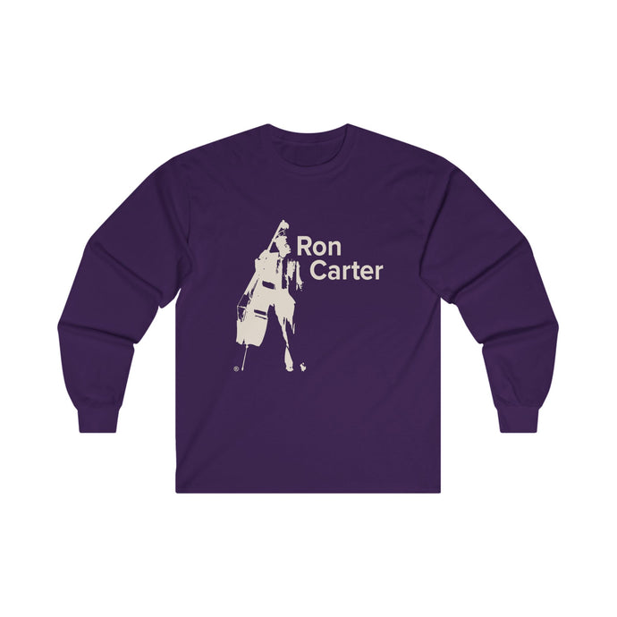 Ron Carter Jazz I Bring My Sound Long Sleeve Shirt Quote on back