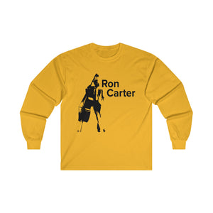 Ron Carter Jazz Hip Hop Shout-Out Long Sleeve Shirt Quote on Back