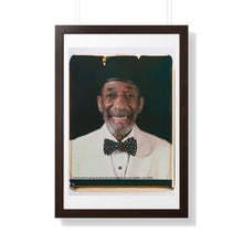 Load image into Gallery viewer, Framed Poster of Iconic Photo shot by an Iconic Artist of an Iconic Musician