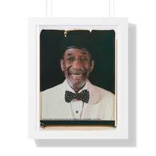 Load image into Gallery viewer, Framed Poster of Iconic Photo shot by an Iconic Artist of an Iconic Musician