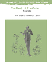 Load image into Gallery viewer, Serenade Full Score for Viola and 4 Cellos part of The Ron Carter Library