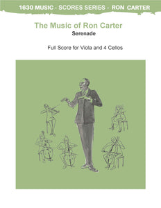 Serenade Full Score for Viola and 4 Cellos part of The Ron Carter Library